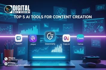 Discover the Top 5 AI Tools for Content Creation in 2025 to write faster, smarter, and better. Boost productivity with ChatGPT, Jasper, Grammarly, and more. Discover the Top 5 AI Tools for Content Creation in 2025 to write faster, smarter, and better. Boost productivity with ChatGPT, Jasper, Grammarly, and more.