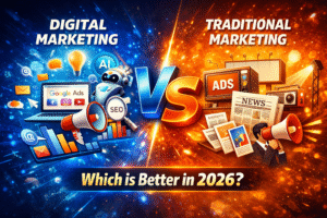 Digital Marketing vs Traditional Marketing