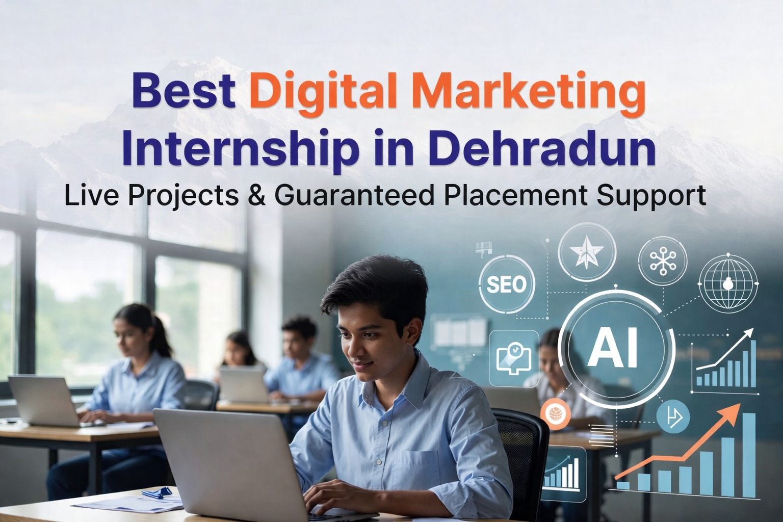 Best Digital Marketing Internship in Dehradun – Live Projects & Guaranteed Placement Support