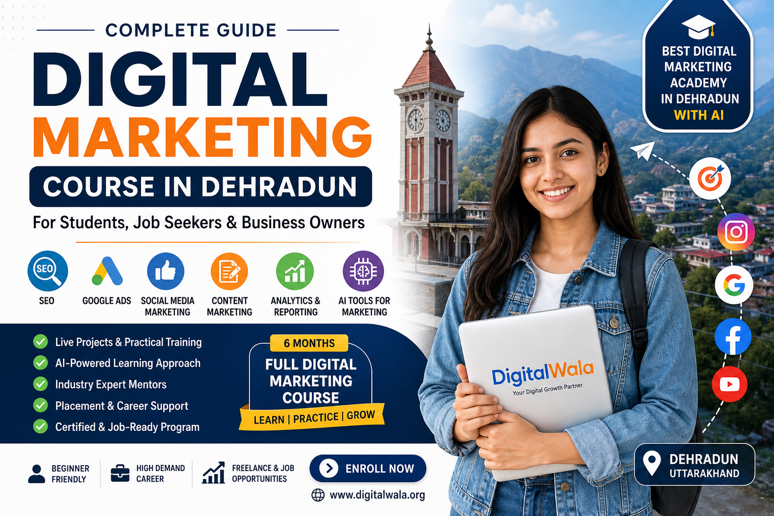 Best Digital Marketing Course in Dehradun